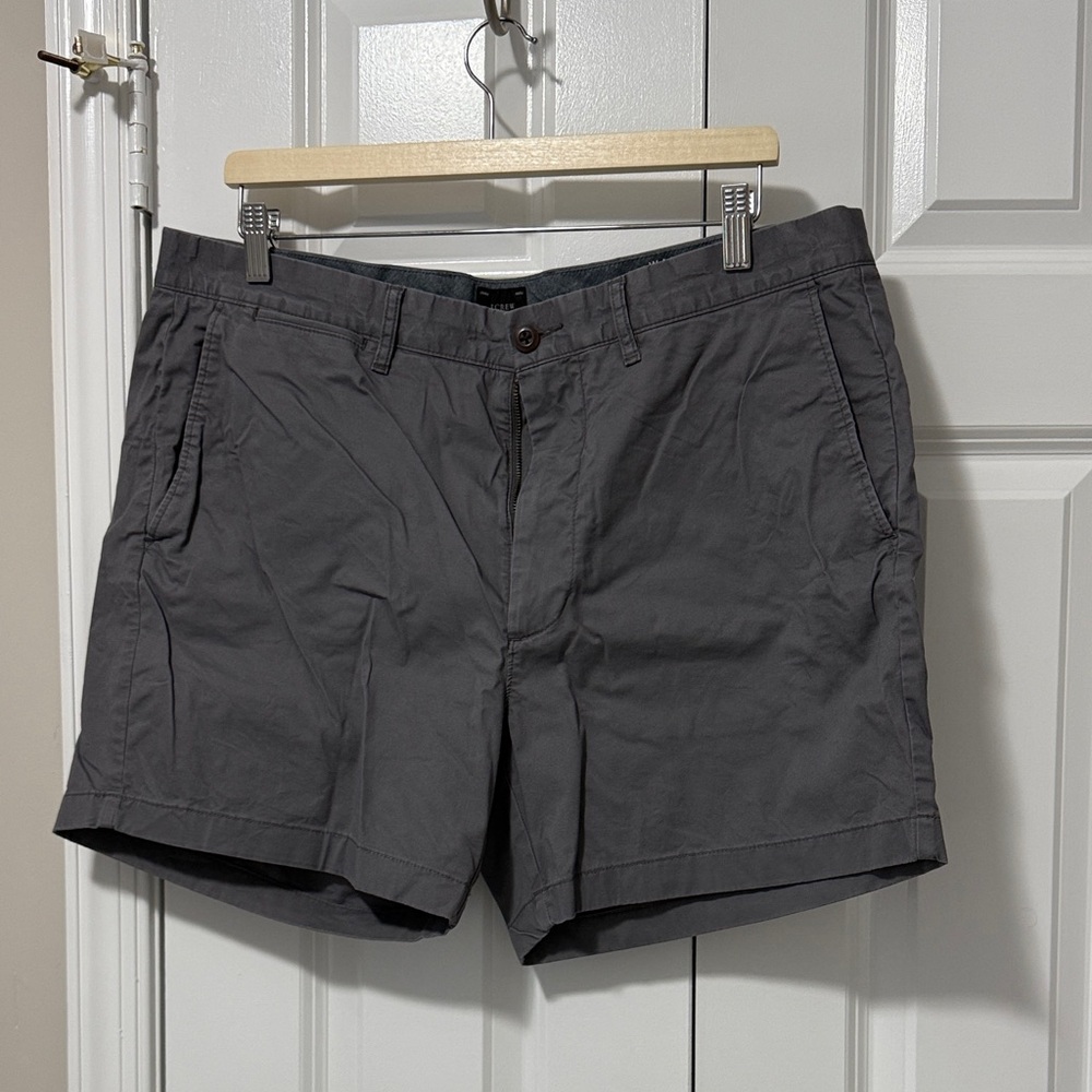 J. Crew Charcoal Men's Flat Front Shorts